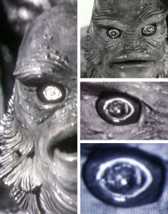 Screen capture off Blu-ray of the Creature's eye(s)